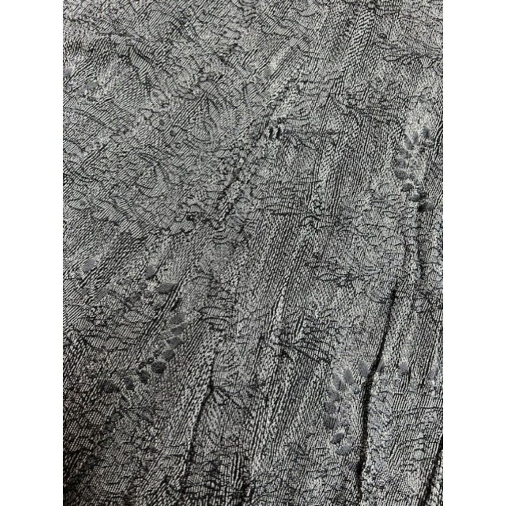 Sz 3 - Chico's lace print maxi skirt - black- XL 16 - Picture 3 of 3